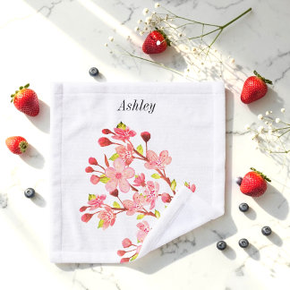Flor de cerezo rosa blanca