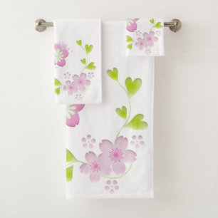 Flor de cerezo sakura al estilo kawaii