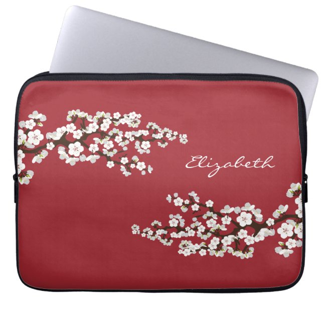 Flor de cerezo Sakura Funda para portátil Sakura ( (Frente)