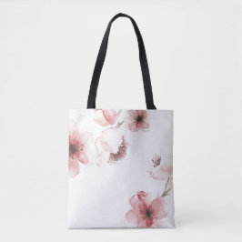 Flor de cerezo simple pero elegante| Bolsa Tote