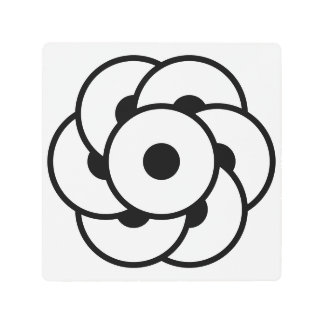 Flor de círculo de cultivo - Arte cósmico geométri