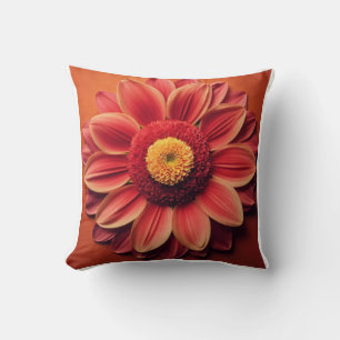 Flor de Cojín decorativo impresa