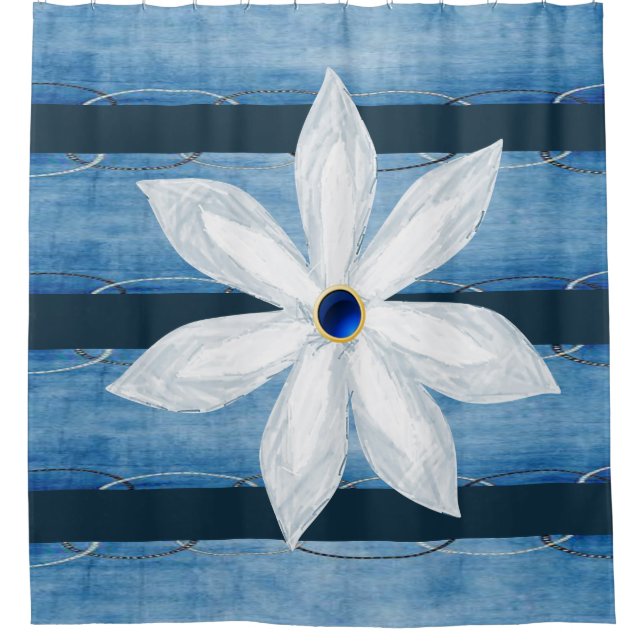 Flor de cortina de ducha (Anverso)