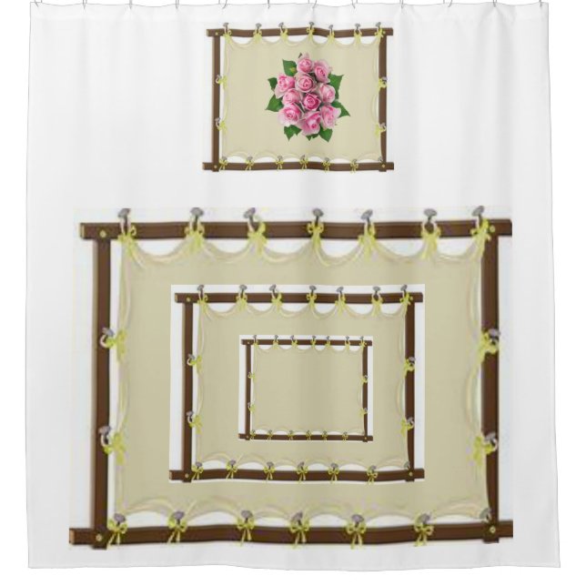 Flor de cortina de ducha (Anverso)