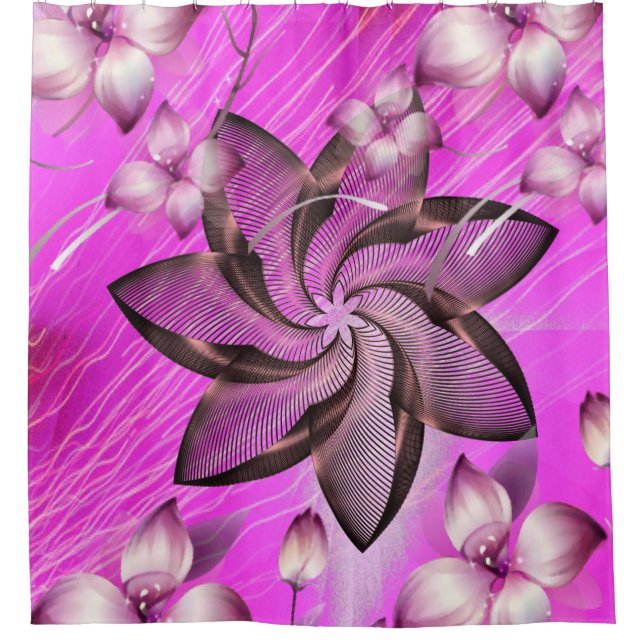 Flor de cortina de ducha (Anverso)