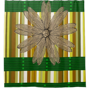 Flor de cortina de ducha