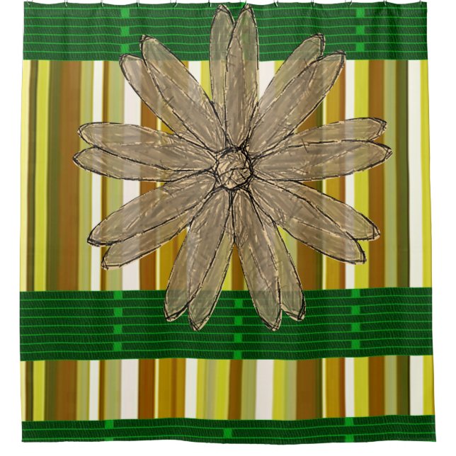 Flor de cortina de ducha (Anverso)