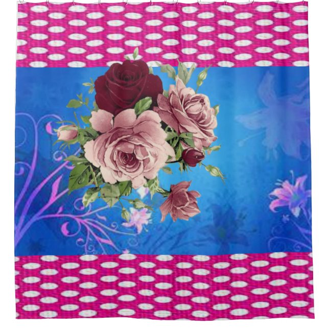 Flor de cortina de ducha (Anverso)