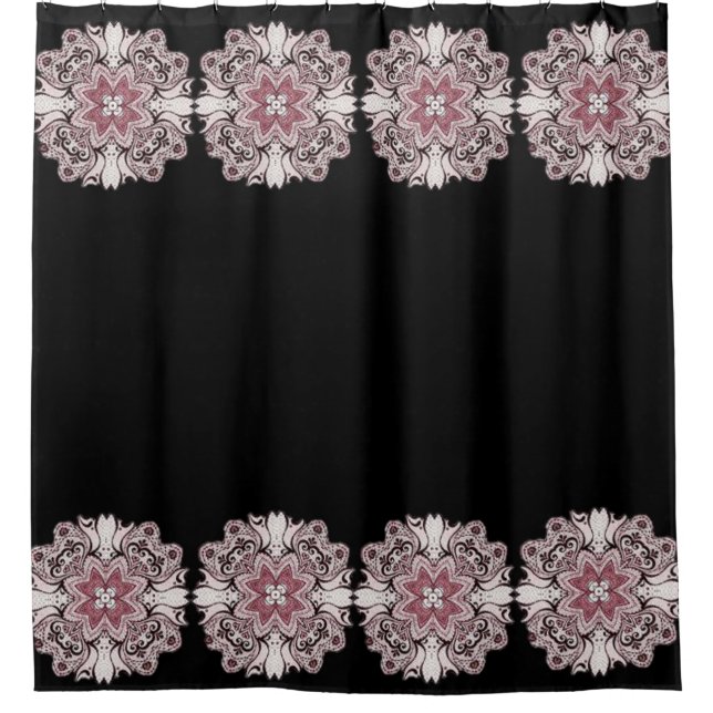 Flor de cortina de ducha (Anverso)