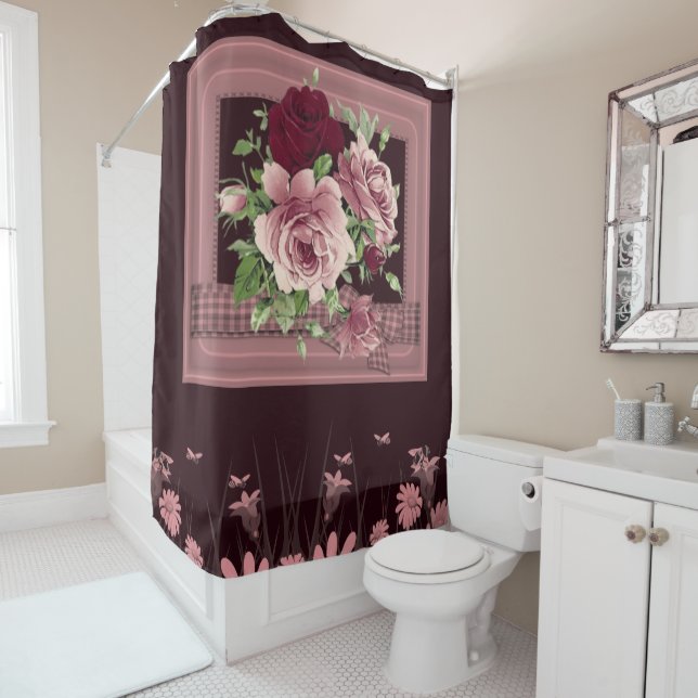 Flor de cortina de ducha (In situ)