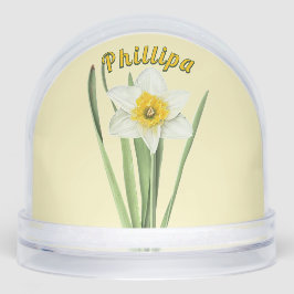 Flor de Daffodil Arte Botánico Personalizado