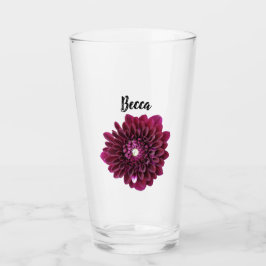Flor de Dahlia púrpura profunda personalizada