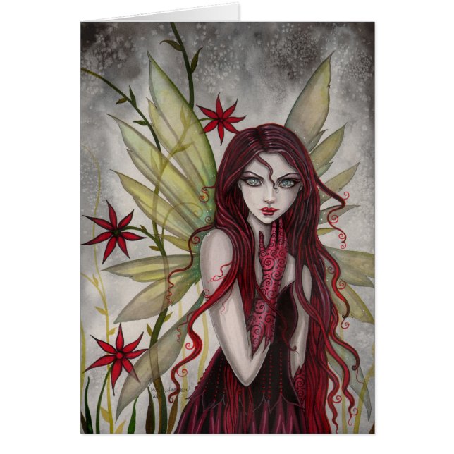 Flor de escarlata Fantasía arte por Molly Harrison (Frente)