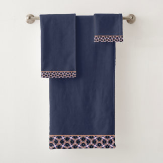 Flor de Estrella Elegante Navy