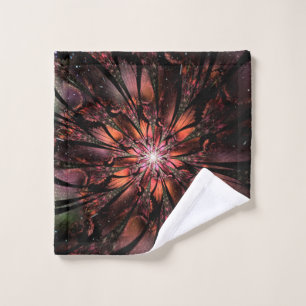Flor de fantasía fractal suave y delicada