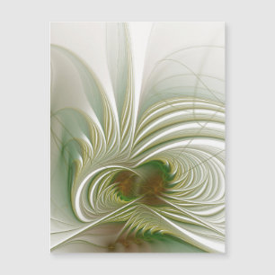 Flor de fantasía fractal suave y delicada