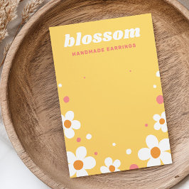 Flor de fresa fuente retro fuente tarjeta auricula