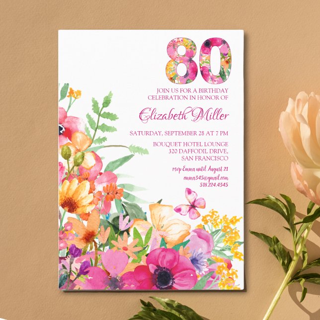 Flor de invitación Tarjeta plana de invitación par (Subido por el creador)