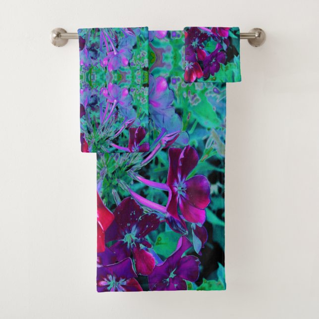 Flor de jardín rosada, púrpura y rosada (In situ)