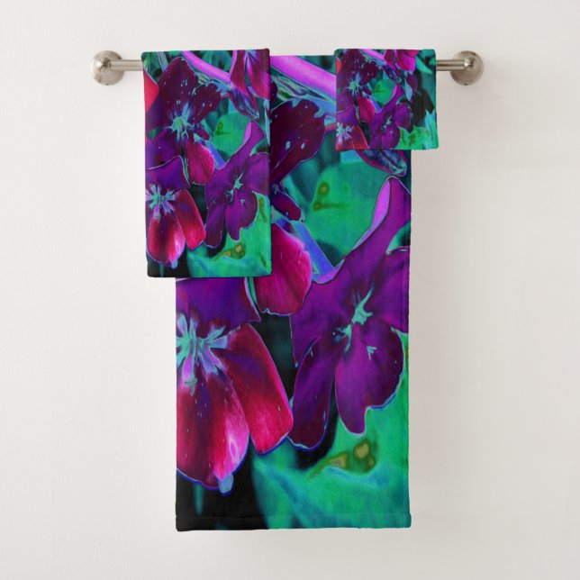 Flor de jardín rosada, púrpura y rosada (In situ)