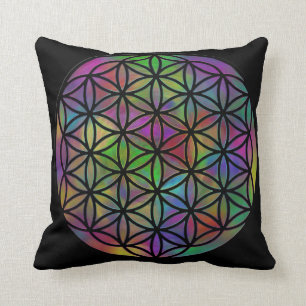 Flor de la almohada de la dicha de la vida