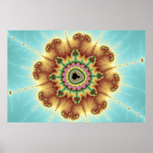 Flor de la caída - arte del fractal