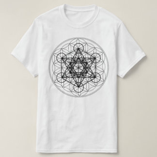 Flor de la camisa del cubo de Metatron de la vida