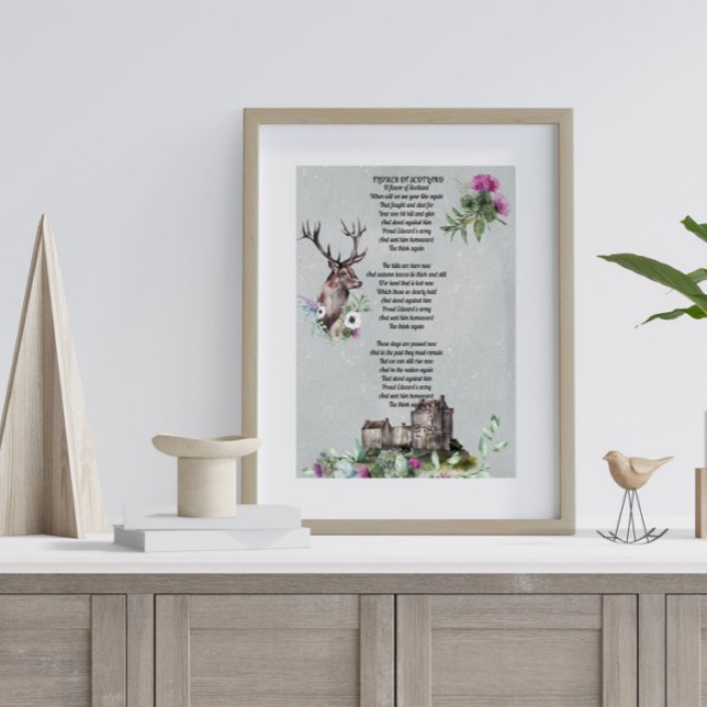 Flor de la letra escocesa Poster brillante (Subido por el creador)