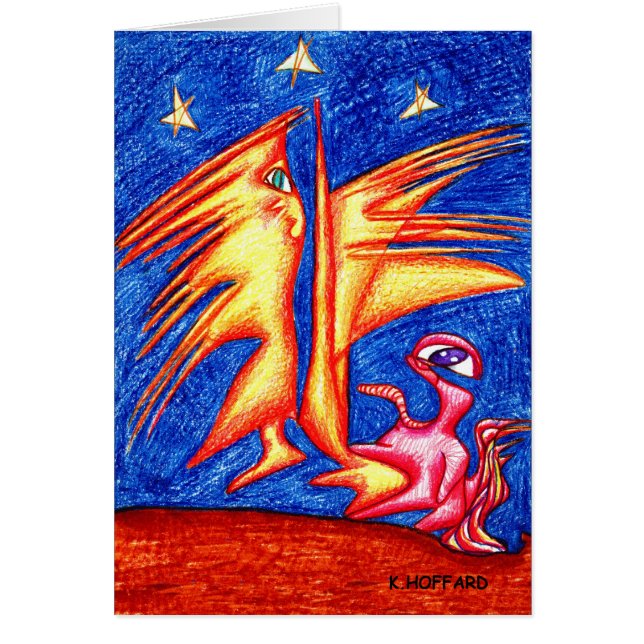 "Flor " de la "noche estrellada" - (Frente)