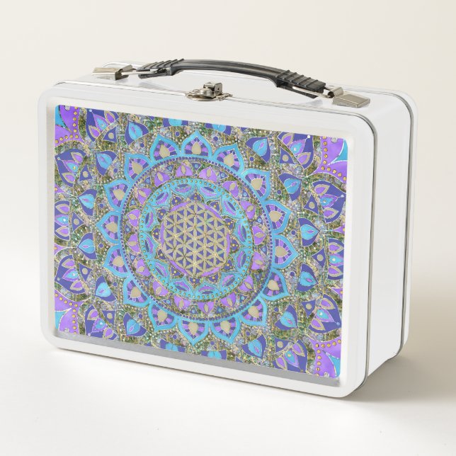 Flor de la Vida - Mandala Estilo India 2 (Anverso)