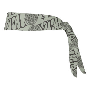 Flor de la vida - tatuaje con letras de amor negro