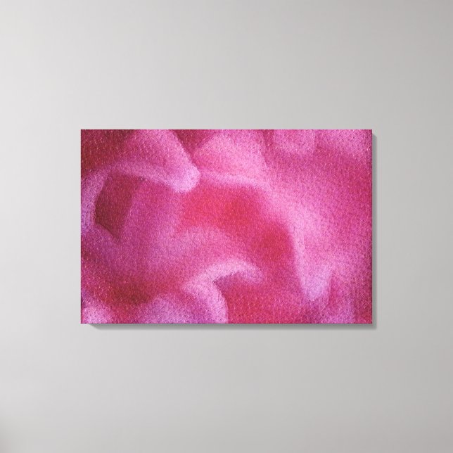 Flor de lirio rosado Arte de pintura - Lienzo envu (Anverso)