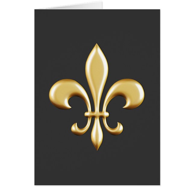 Flor de lis de oro (Frente)