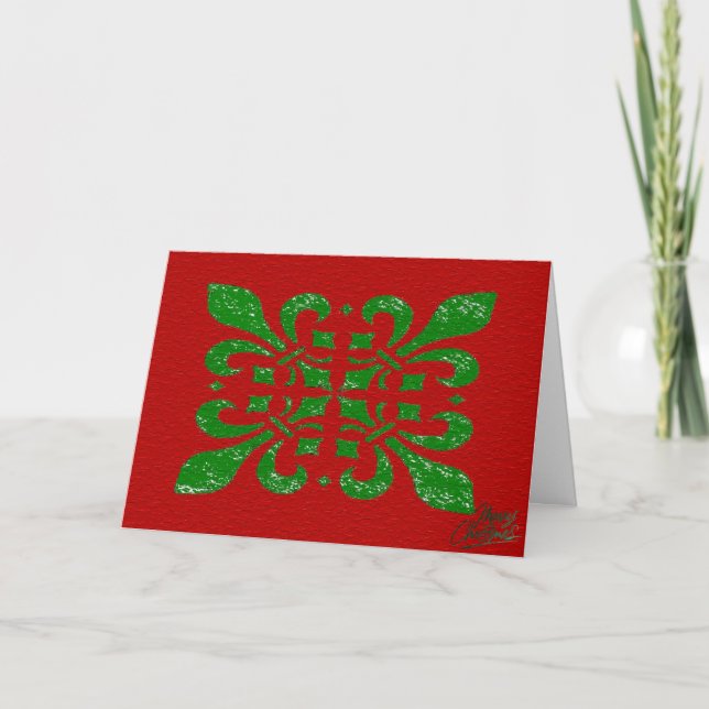 Flor de lis del navidad (Anverso)