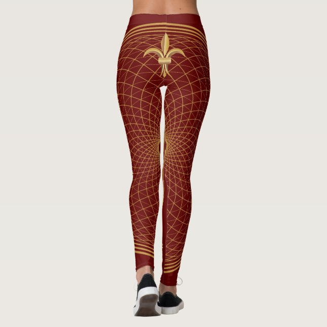 Flor De Lis Leggings (Reverso)