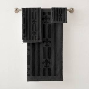 Flor de lis negra del terciopelo