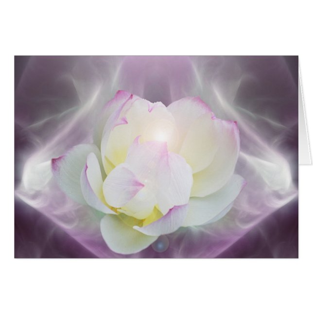 Flor de loto blanco (Anverso (Horizontal))