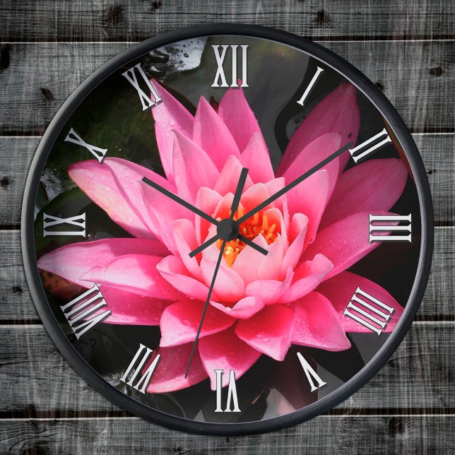 Flor de Lotus, meditación, reloj floral (Subido por el creador)