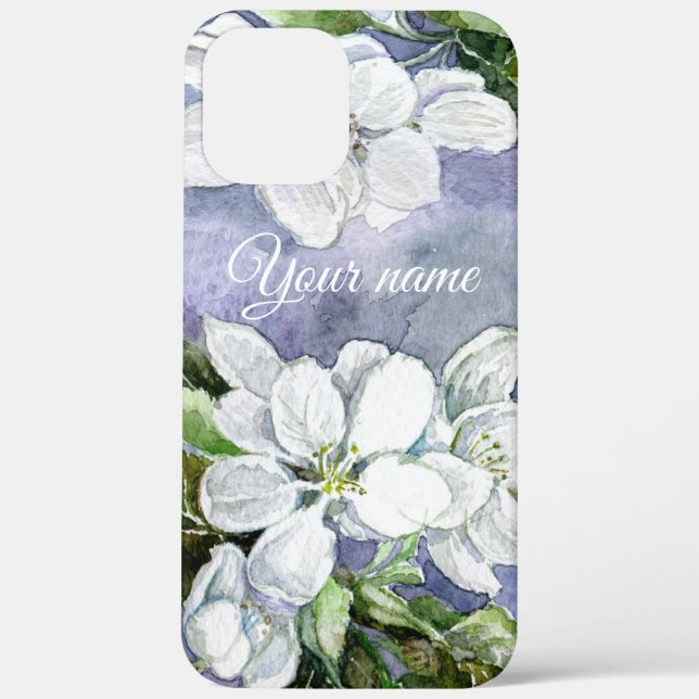 Flor de manzano Funda para iPhone Case-Mate (Reverso )