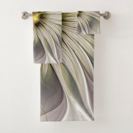 Flor de marfil grande, abstracto arte fractal mode