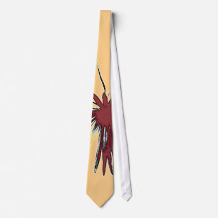 Flor de margarita Arte fino 2 corbata