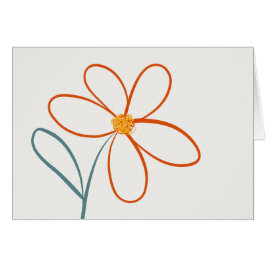 Flor de margarita simple