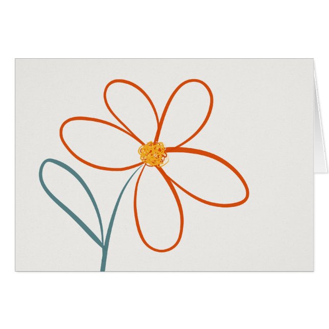 Flor de margarita simple (Anverso (Horizontal))