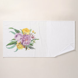 Flor de Moda amarillo morado Girly