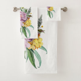 Flor de Moda amarillo morado Girly