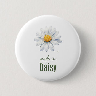 Flor de nacimiento de abril Daisy botón Acuarela