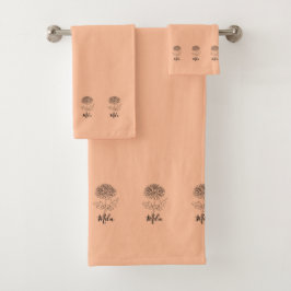 Flor de nacimiento de crisantemo personalizada en 