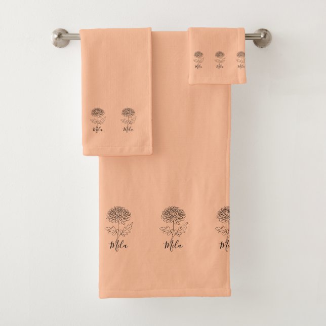 Flor de nacimiento de crisantemo personalizada en  (In situ)