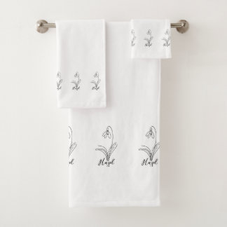 Flor de natalidad personalizada en enero