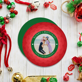 Flor de navidad clásica de moras rojas y verdes